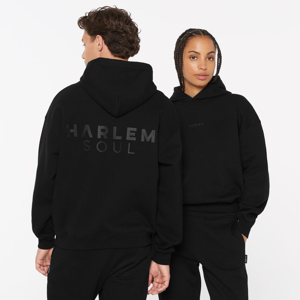 ELY-AS Hoodie Unisex mit Backprint black