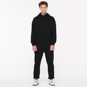 ELY-AS Hoodie Unisex mit Backprint black