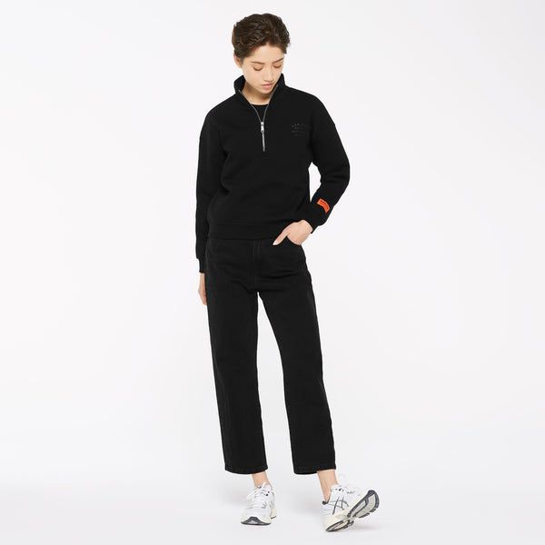 KAY-LA Troyer-Sweatshirt mit Back-Print black