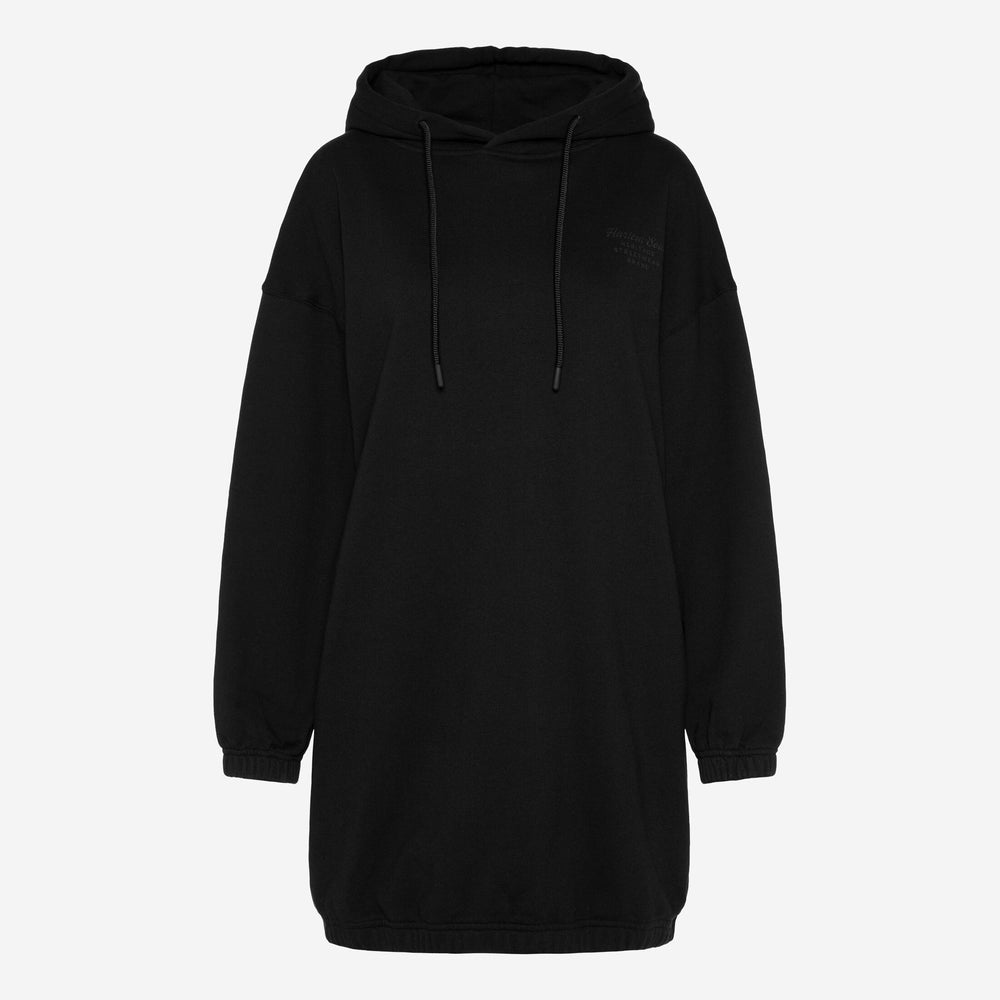 DE-MI Sweatdress mit Kapuze black