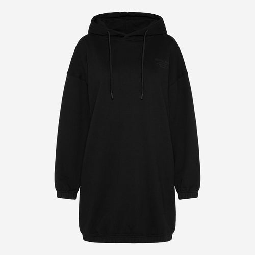 DE-MI Sweatdress mit Kapuze black