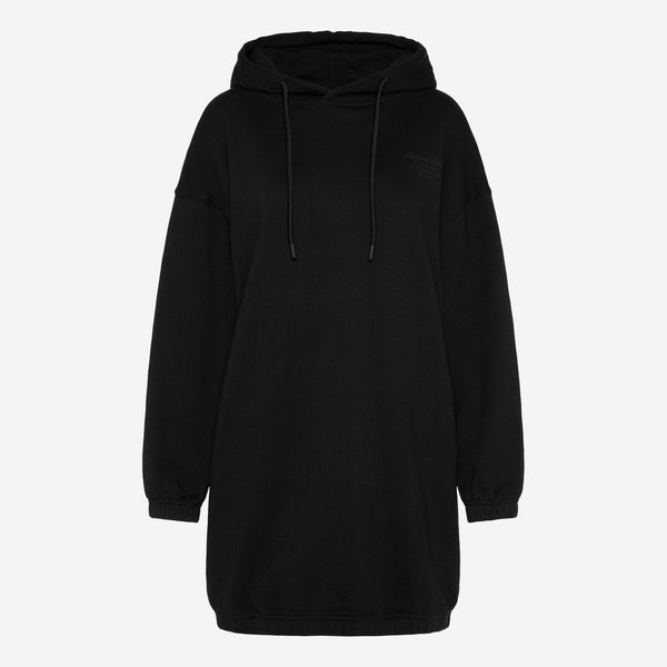 DE-MI Sweatdress mit Kapuze black