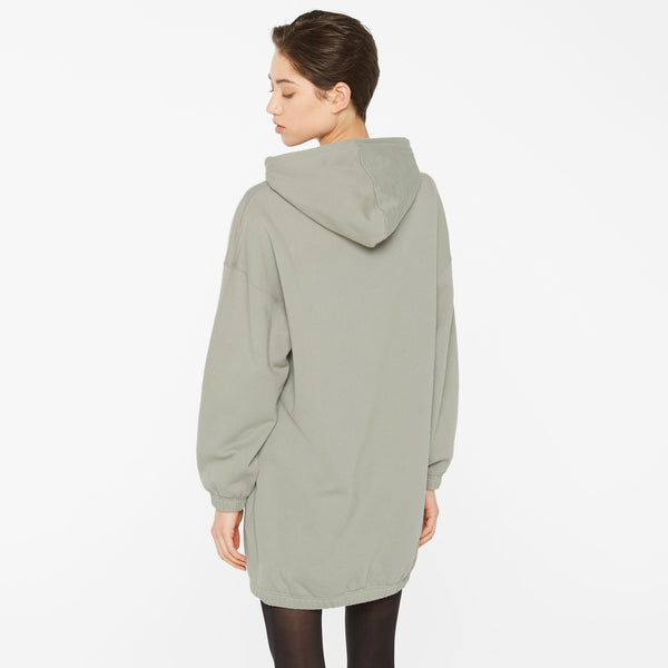 DE-MI Sweatdress mit Kapuze sage