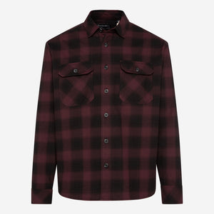 GEOR-GE Flanellhemd kariert cranberry juice