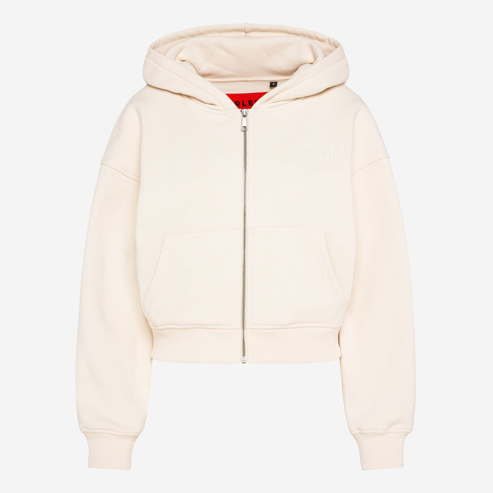 DAR-LA Hoodie Jacket cropped ecru