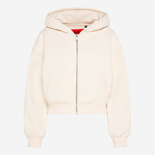 DAR-LA Hoodie Jacket cropped ecru