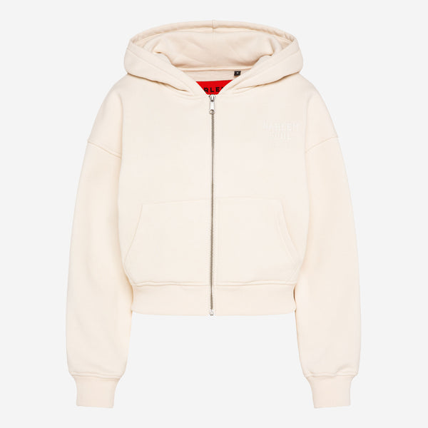 DAR-LA Hoodie Jacket cropped ecru