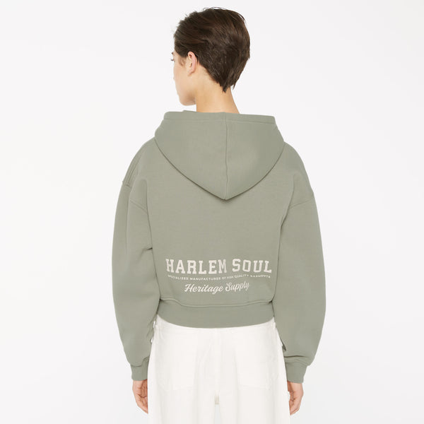 DAR-LA Hoodie Jacket cropped sage