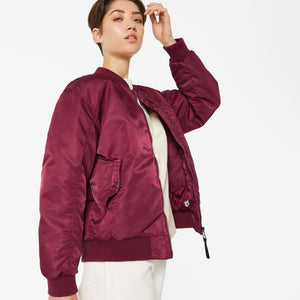 TAY-LOR Bomberjacke printed grape
