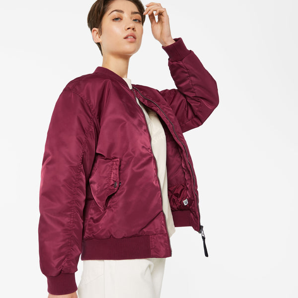 TAY-LOR Bomberjacke printed grape