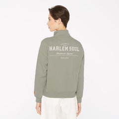 KAY-LA Troyer-Sweatshirt mit Back-Print sage