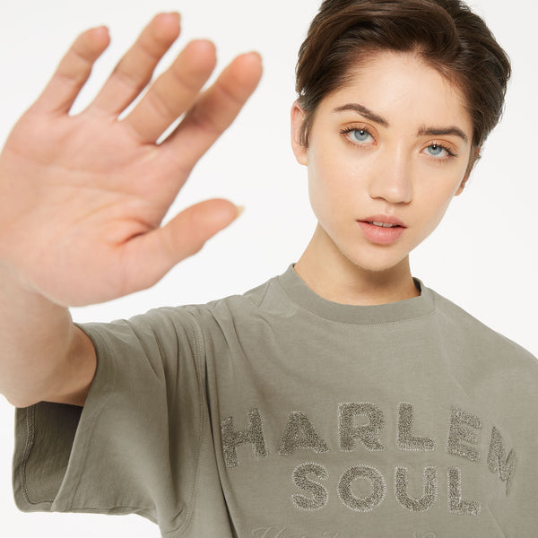 GI-LLY T-Shirt mit Logo Artwork sage