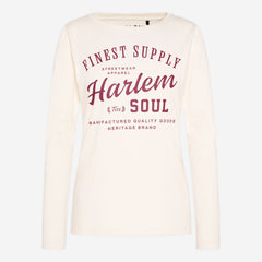 BREN-DA Longsleeve Printed ecru