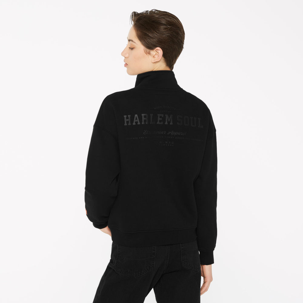 KAY-LA Troyer-Sweatshirt mit Back-Print black