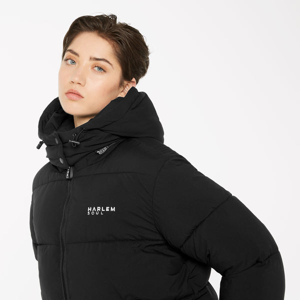 SO-HO Puffer Jacket mit Kapuze black