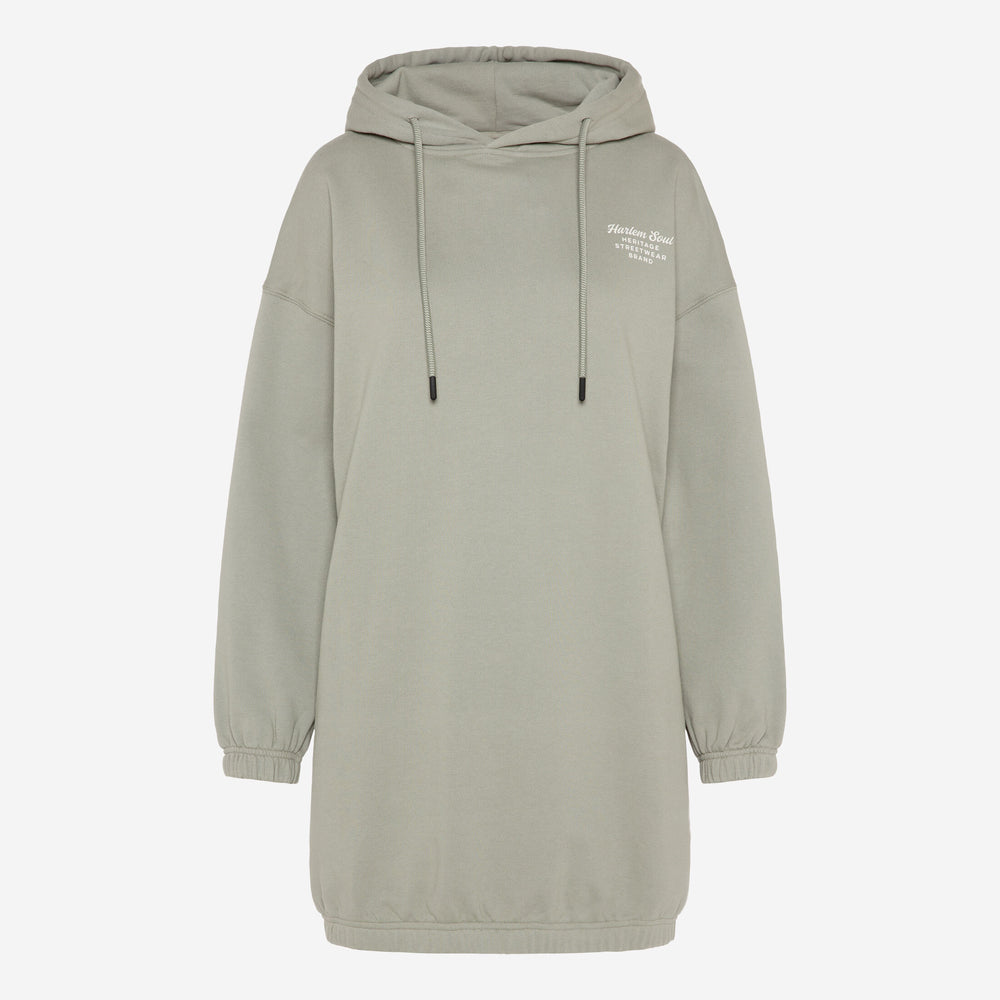 DE-MI Sweatdress mit Kapuze sage