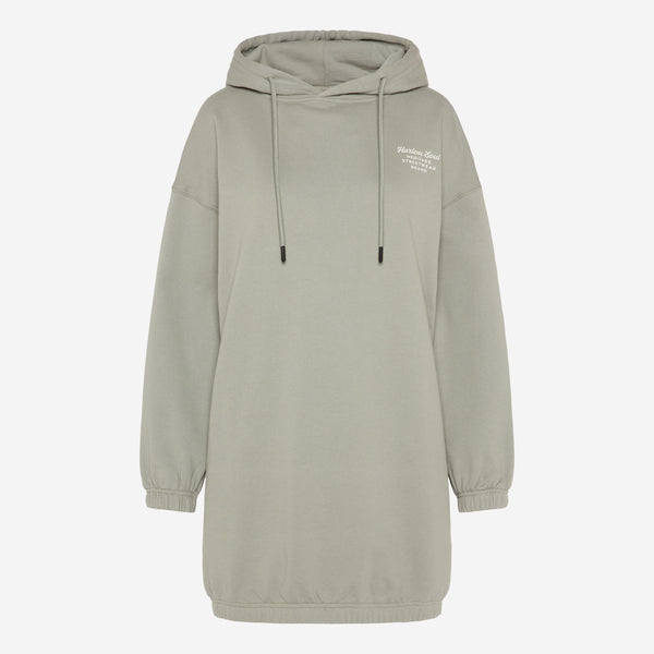DE-MI Sweatdress mit Kapuze sage