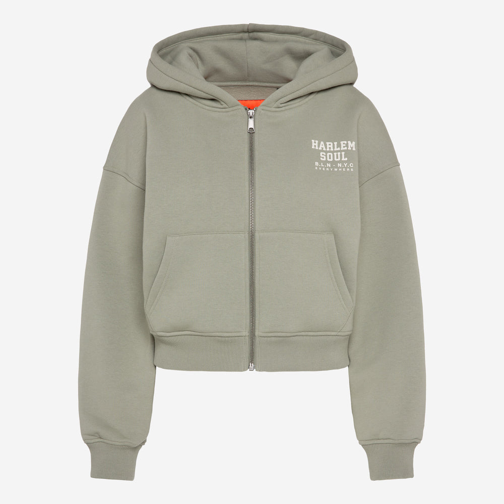 DAR-LA Hoodie Jacket cropped sage