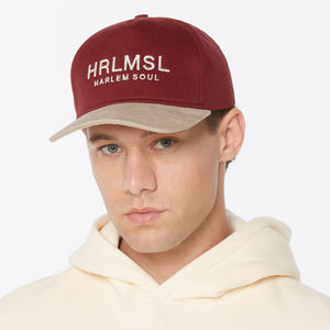 Base Cap Two-Tone bordeaux / sand