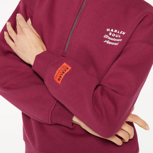 KAY-LA Troyer-Sweatshirt mit Back-Print grape
