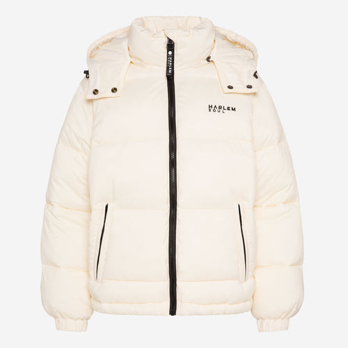 SO-HO Puffer Jacket mit Kapuze ecru