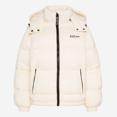 SO-HO Puffer Jacket mit Kapuze ecru