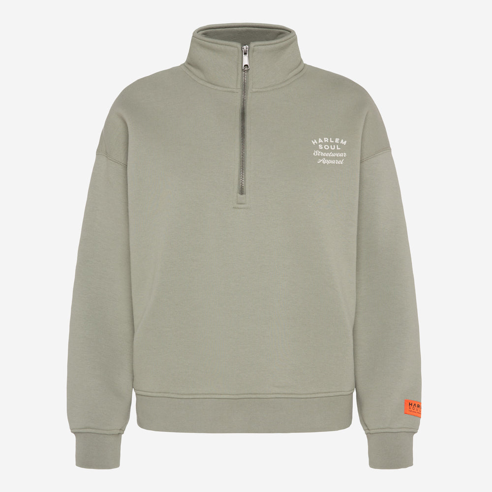 KAY-LA Troyer-Sweatshirt mit Back-Print sage