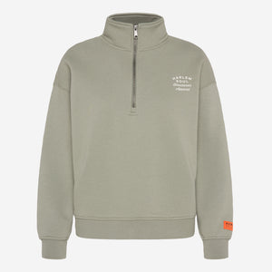 KAY-LA Troyer-Sweatshirt mit Back-Print sage