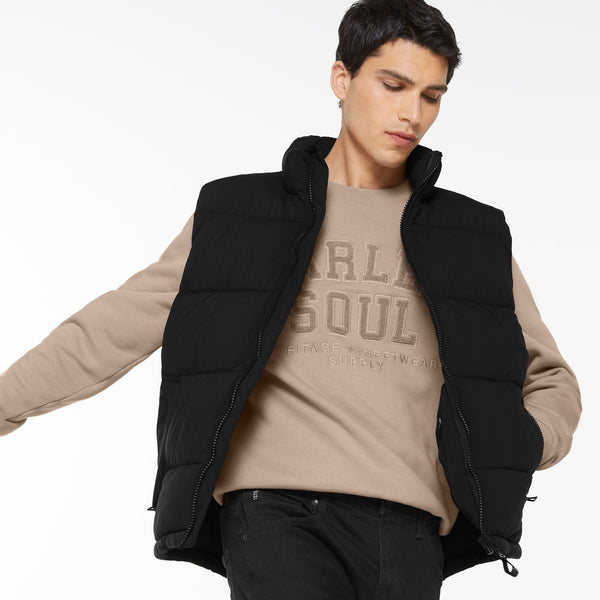 WA-LLY Puffer Vest black