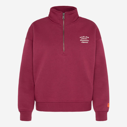 KAY-LA Troyer-Sweatshirt mit Back-Print grape