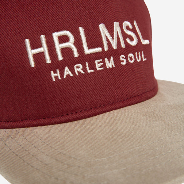 Base Cap Two-Tone bordeaux / sand