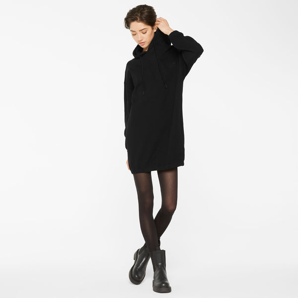 DE-MI Sweatdress mit Kapuze black