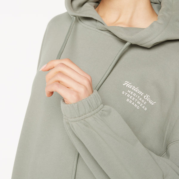 DE-MI Sweatdress mit Kapuze sage