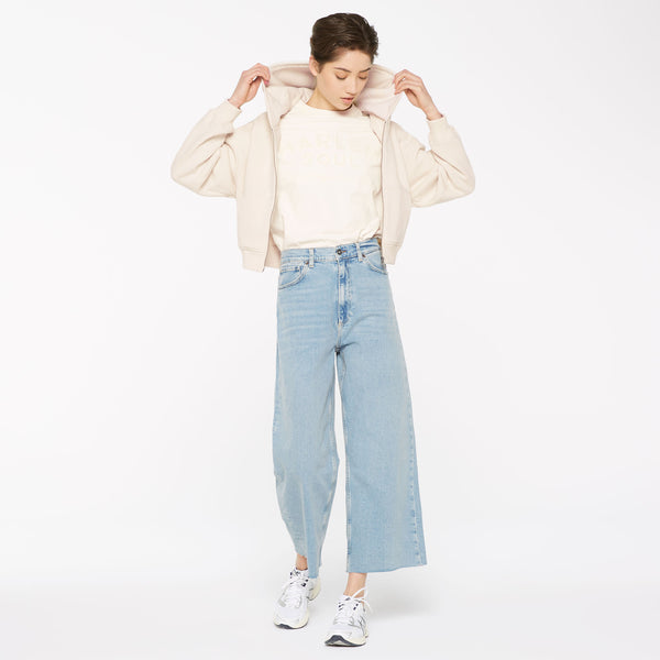 DAR-LA Hoodie Jacket cropped ecru