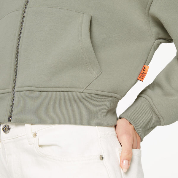 DAR-LA Hoodie Jacket cropped sage