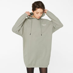 DE-MI Sweatdress mit Kapuze sage