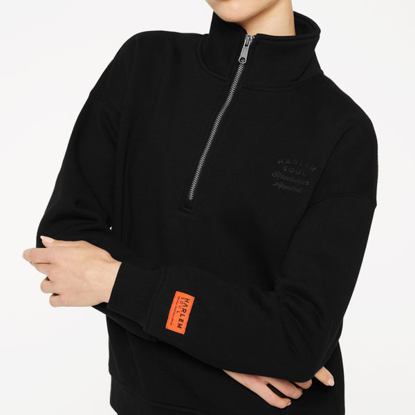 KAY-LA Troyer-Sweatshirt mit Back-Print black