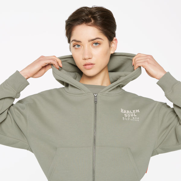 DAR-LA Hoodie Jacket cropped sage