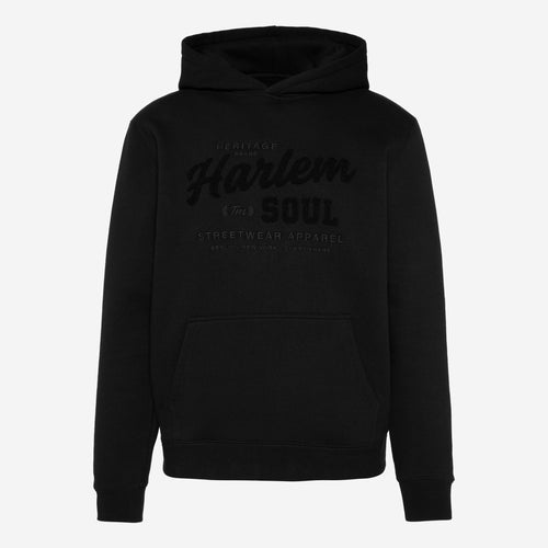 MON-TEL Hoodie mit Frottee-Logo black