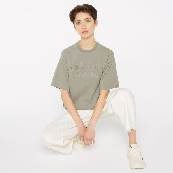 GI-LLY T-Shirt mit Logo Artwork sage
