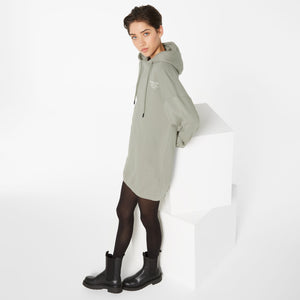 DE-MI Sweatdress mit Kapuze sage
