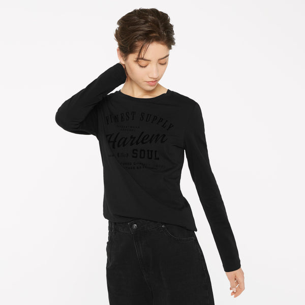 BREN-DA Longsleeve Printed black