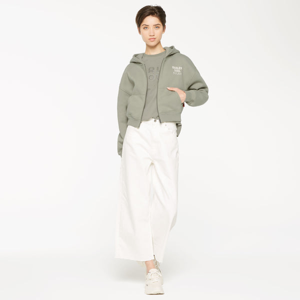 DAR-LA Hoodie Jacket cropped sage