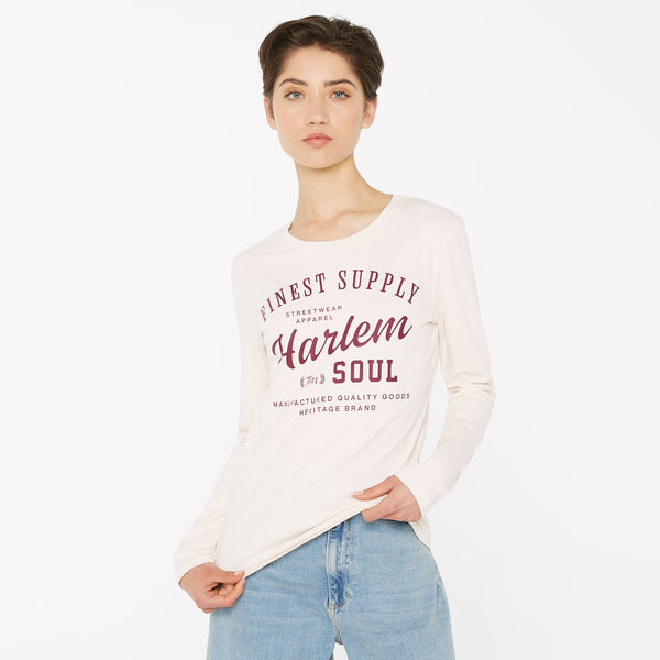 BREN-DA Longsleeve Printed ecru