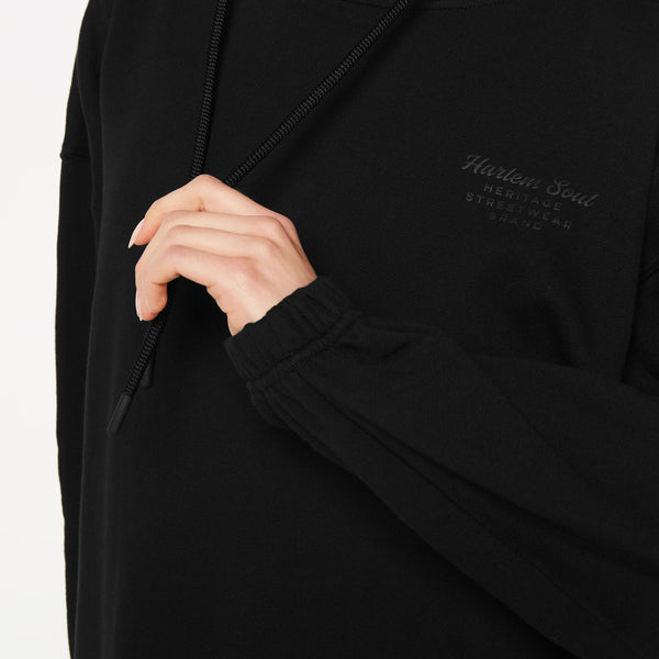 DE-MI Sweatdress mit Kapuze black