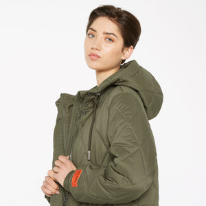 CA:RO Puffer Coat deep khaki