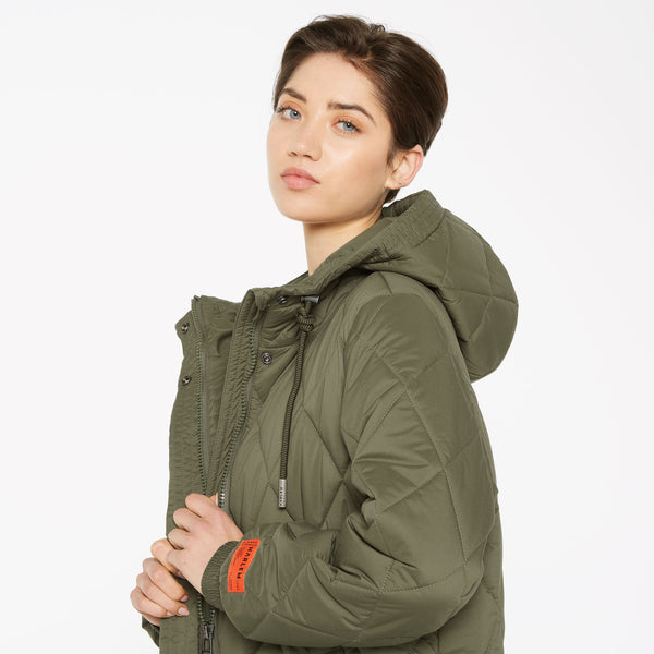 CA:RO Puffer Coat deep khaki