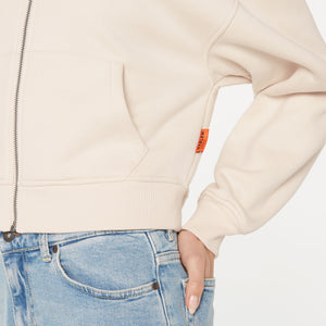 DAR-LA Hoodie Jacket cropped ecru