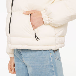 SO-HO Puffer Jacket mit Kapuze ecru