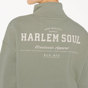 KAY-LA Troyer-Sweatshirt mit Back-Print sage
